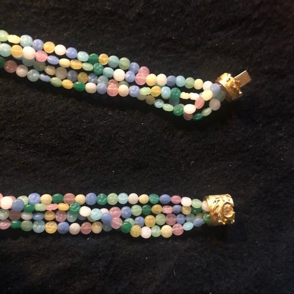 Vintage Beaded Layered Necklace - Picture 7 of 17